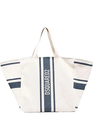 Dsquared2 Taske, Dame, , ONE SIZE, Bomuld, Cotton Tote Bag med Logo