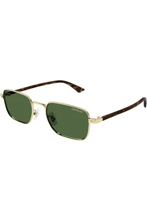 Montblanc Tilbehør, unisex, Gul, 53 MM, Uld, Solbriller Mb0339S 002