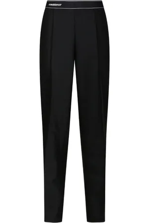 Casablanca Bukser, Dame, Sort, M, Uld, Sort Skræddersyede Sportsbukser