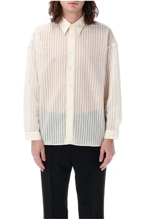 Sunflower Skjorte, Herre, , L, Bomuld, Off-White Stribet Skjorte Ss25