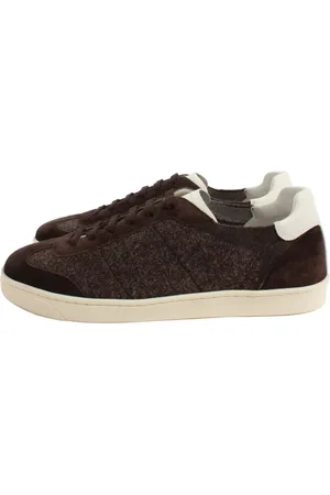 Brunello Cucinelli Sko, Herre, Brun, 39 EU, Læder, Brune Sneakers