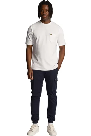 Lyle & Scott Bukser, Herre, Blå, W36 L30, Upton Park Cargo Bukser