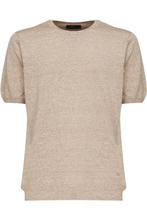 FAY Strik, Herre, , XL, Bomuld, Linned Bomuld T-shirt Polo