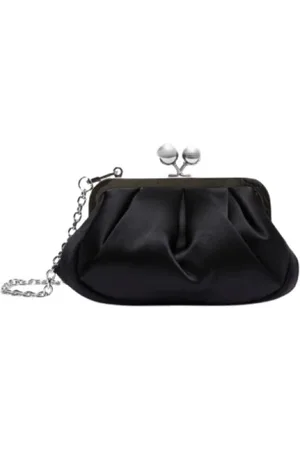 Max Mara Taske, Dame, Sort, ONE SIZE, Uld, Small Pasticcino Taske