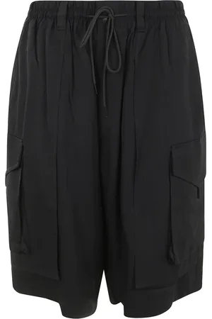 Y-3 Shorts, Herre, Sort, M, Uld, Mænds Stilfulde Korte Bukser