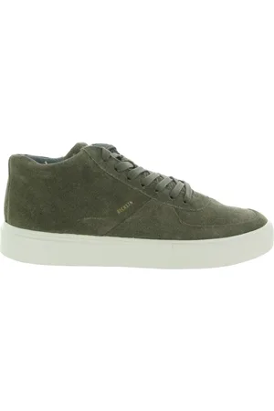 Blackstone Sko, Herre, Grøn, 42 EU, Suede, Mid Sneakers