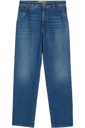 Max Mara Jeans, Dame, Blå, 2XS, Denim, Ortisei Straight Jeans
