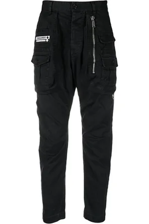 Dsquared2 Bukser, Herre, Sort, XS, Uld, Stilfulde Bukser