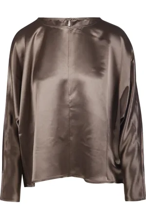 By Malene Birger Bluser & Skjorter, Dame, Brun, M, Polyester, Elegant Odelleys Skjorte