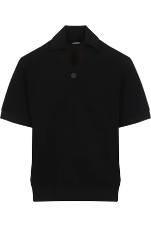 Jacquemus Top, Herre, Sort, M, Uld, Sort T-shirt til mænd Stilfuld