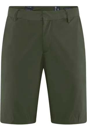 Bomboogie Shorts, Herre, Grøn, W28, Uld, Bermuda i strækbart teknisk jersey