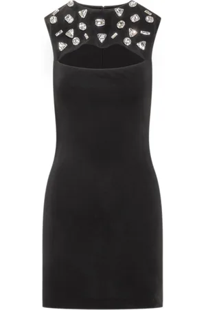 Dsquared2 Kjole, Dame, Sort, S, Uld, Cut Out Mini Kjole