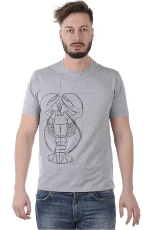 Ermenegildo Zegna Top, Herre, Grå, XL, Bomuld, T-shirt Sweatshirt