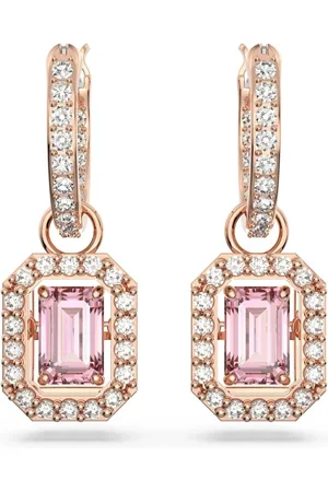Swarovski Tilbehør, Dame, Lyserød, ONE SIZE, Uld, Una Drop Øreringe