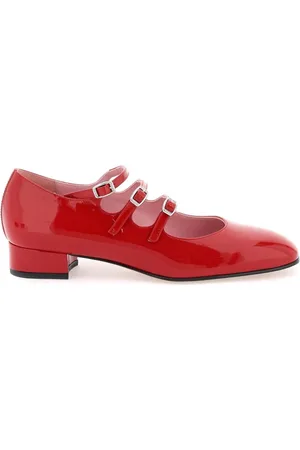 Carel Sko, Dame, Rød, 40 EU, Læder, Laklæder Mary Jane Pumps