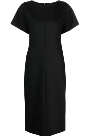 Fabiana Filippi Kjole, Dame, Sort, S, Bomuld, Midi Kjole