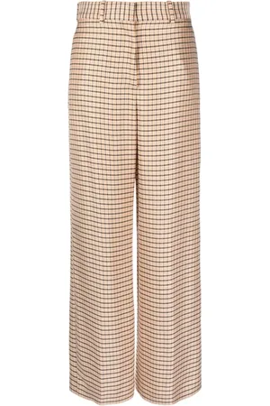 Lanvin Bukser, Dame, Brun, M, Wide Leg Fluid Pant