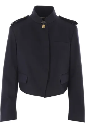 Chloé Jakke, Dame, Blå, XS, Bomuld, Cropped Bomuldsjakke