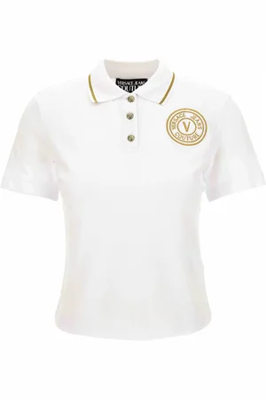 VERSACE Top, Dame, Hvid, L, T-shirts og Polos Hvid