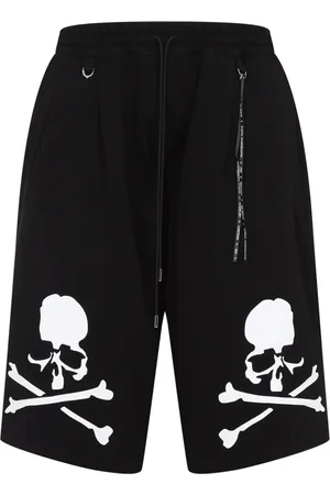 MASTERMIND Shorts, Herre, Sort, L, Bomuld, Sorte Bermuda Shorts Casual Stil