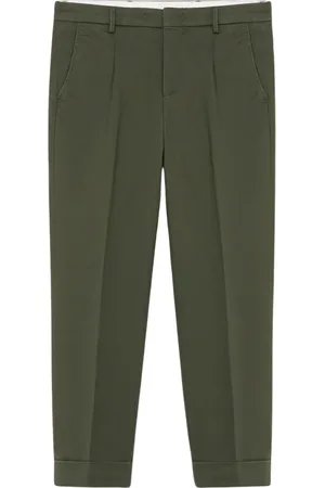 Brooks Brothers Bukser, Herre, Grøn, W32, Bomuld, Khaki Grøn Stretch Bomulds Chinos