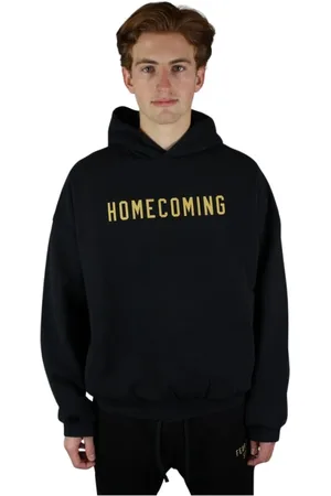 FEAR OF GOD Sweathshirts & Hoodies, Herre, Sort, XL, Homecoming Fleece Hættetrøje