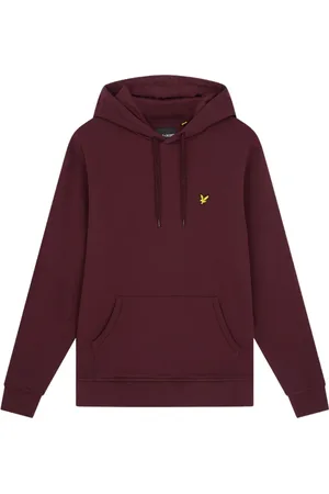 Lyle & Scott Sweathshirts & Hoodies, Herre, Rød, S, Bomuld, Pullover Hoodie