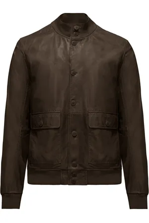 Bomboogie Jakke, Herre, Brun, 3XL, Suede, Walt Suede Bomber Jakke