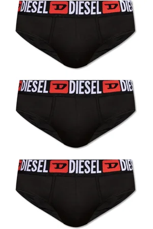 Diesel Undertøj, Herre, Sort, L, Bomuld, Tre-pak briefs