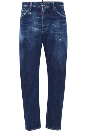 Dsquared2 Jeans, Herre, Blå, S, Bomuld, Dark Perfect Clean Wash BRO Jeans