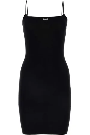 Dsquared2 Kjole, Dame, Sort, M, Polyester, Sort Viscose Blend Mini Kjole
