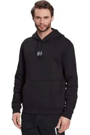 EA7 Sweathshirts & Hoodies, Herre, Sort, L, Bomuld, Hoodie