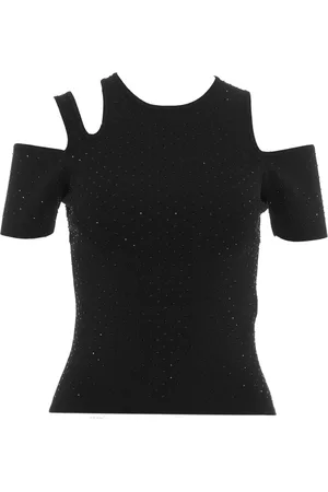 Liu Jo Top, Dame, Sort, S, Cut-out Top med elastikindsats