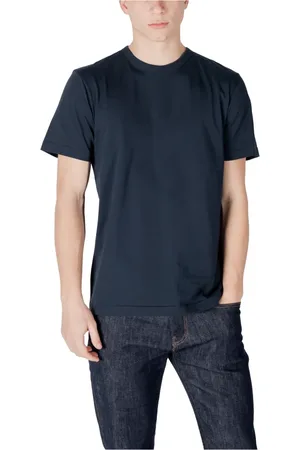 Colmar Top, Herre, Blå, 2XL, Bomuld, Blå Bomulds T-shirt