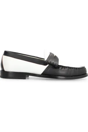 Rhude Sko, Herre, Sort, 41 EU, Læder, Læder Loafers med Rund Tå