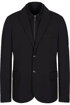 Emporio Armani Jakke, Herre, Sort, M, Tyl, Sportsjakke med aftageligt inderfor