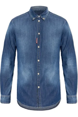 Dsquared2 Skjorte, Herre, Blå, L, Denim, Denimskjorte