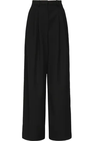 MAGDA BUTRYM Bukser, Dame, Sort, 2XS, Uld, Brede Uldbukser