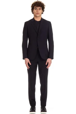 Ermenegildo Zegna Jakkesæt, Herre, Blå, S, Uld, Navy Techmerino™ Unlined Suit