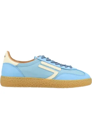Puraai Sko, Dame, Blå, 37 EU, Nylon, Blå Delfin Sneakers Nylon Ruskind