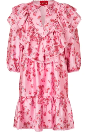 Crās Kjole, Dame, Lyserød, M, Uld, Salvie Dress