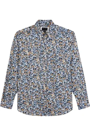 Eden Park Skjorte, Herre, Blå, 2XL, Bomuld, Skjorter