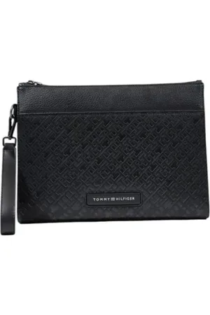 Tommy Hilfiger Taske, Herre, Sort, ONE SIZE, Sort Polyurethan Rejse Pochette