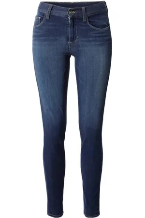 Liu Jo Jeans, Dame, Blå, W31, Bomuld, Blå High Waist Skinny Leg Jeans
