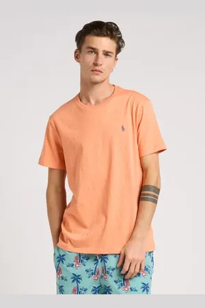 Ralph Lauren Top, Herre, , 2XL, Bomuld, Coral Classic Logo T-shirt