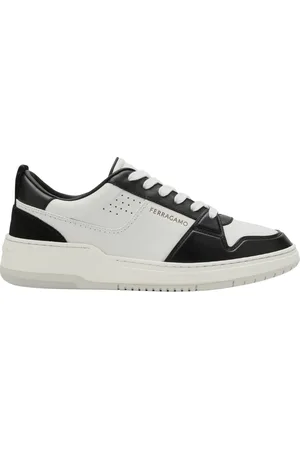 Salvatore Ferragamo Sko, Herre, Sort, 39 EU, Læder, Low Top Sneaker Cassettaslim02