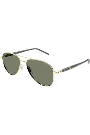 Montblanc Tilbehør, Herre, Flerfarvet, 57 MM, Uld, Solbriller