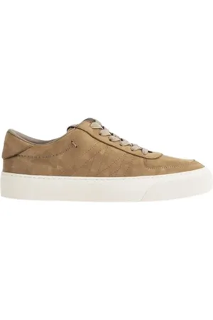 Moncler Sko, Herre, , 45 EU, Læder, Klassiske Nubuck Læder Sneakers