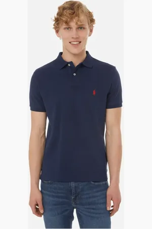 Ralph Lauren Top, Herre, Blå, XL, Bomuld, Polo Shirt