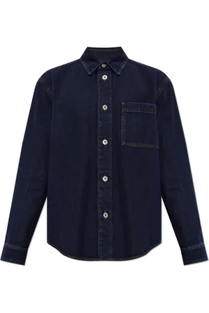 Burberry Skjorte, Herre, Blå, S, Denim, Denimskjorte